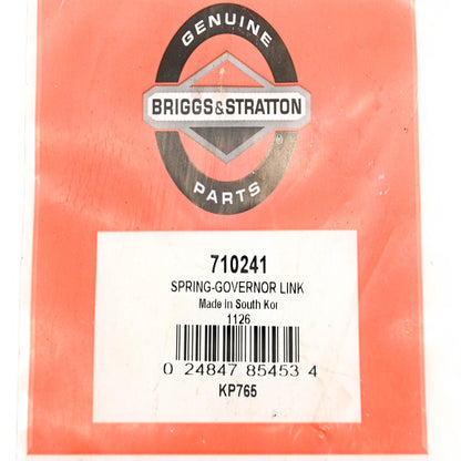 New OEM Briggs & Stratton 710241 Governor Link Spring NOS