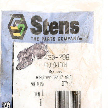 Stens 430-798, 5321746-51 PTO Switch NOS