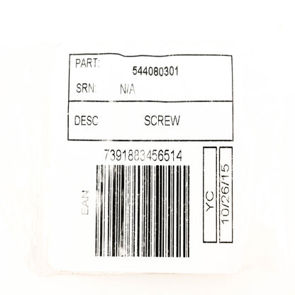 New OEM Husqvarna 544 08 03-01, 544080301 Chainsaw Screw NOS