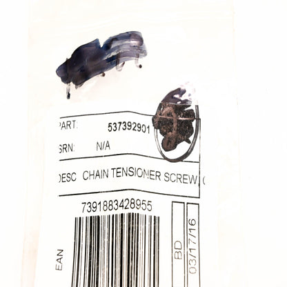New OEM Husqvarna 537 39 29-01, 537392901 Chain Tensioner Screw NOS