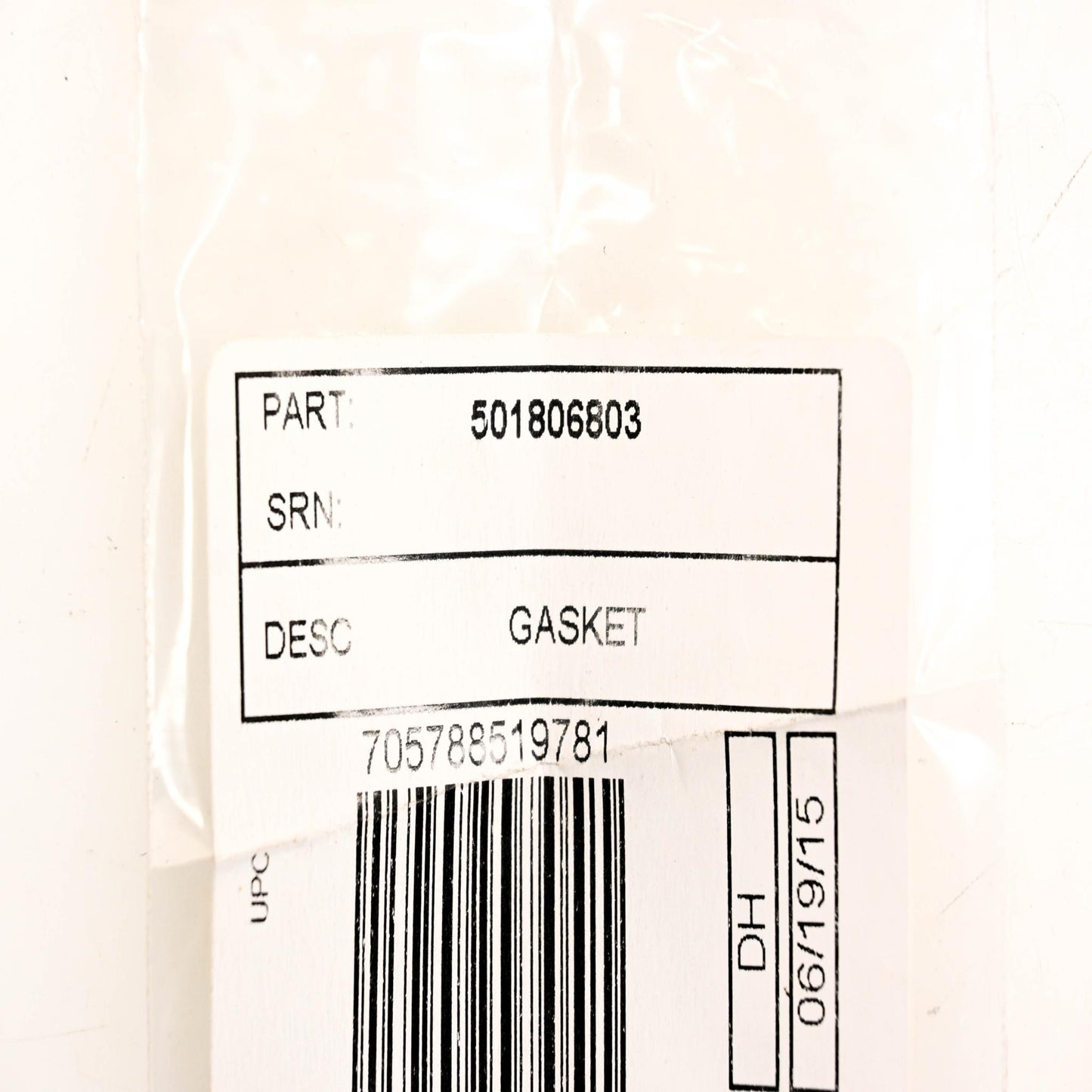 New OEM Husqvarna 501 80 68-03, 501806803 Intake Gasket NOS