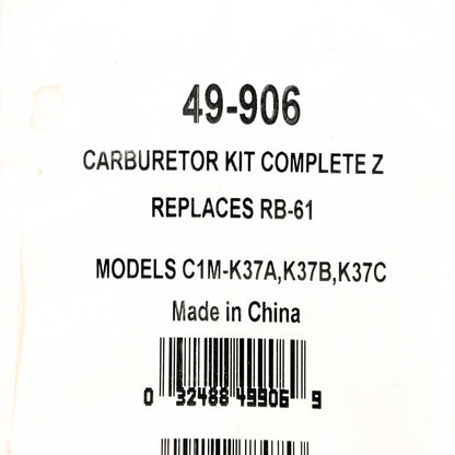 Oregon 49-906, RB-61 Carburetor Repair NOS