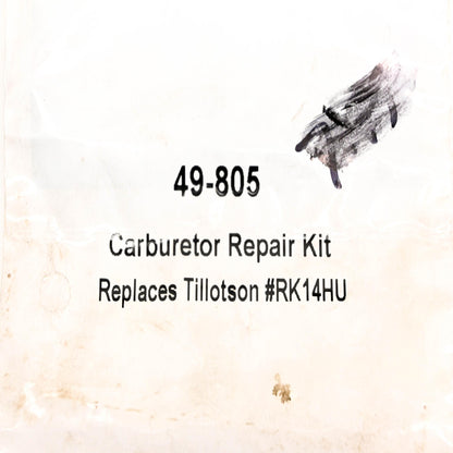 Oregon 49-805, RK14HU Carburetor Rebuild NOS