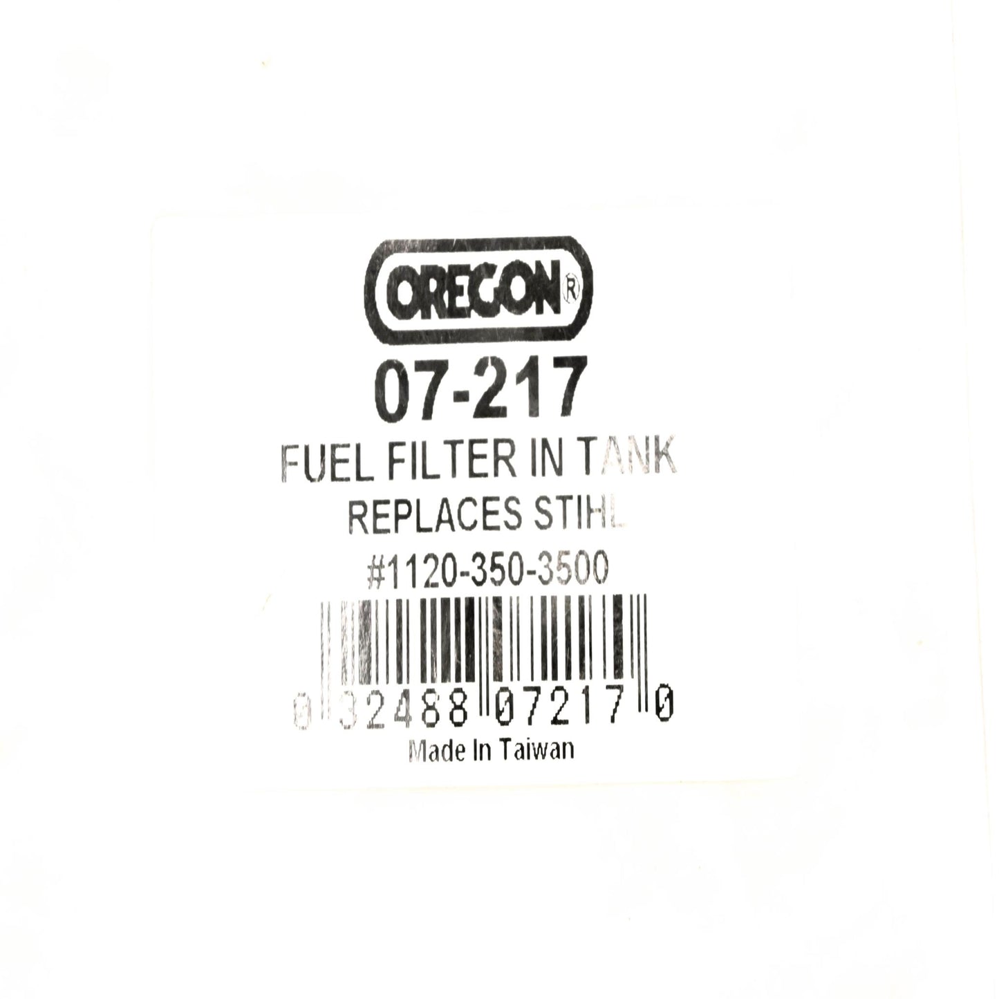 Oregon 07-217, 1120-350-3500 In Tank Fuel Filter NOS