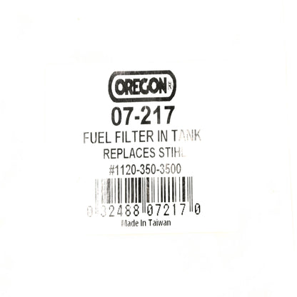 Oregon 07-217, 1120-350-3500 In Tank Fuel Filter NOS
