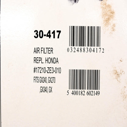 Oregon 30-417, 17210-ZE3-010 Air Filter NOS