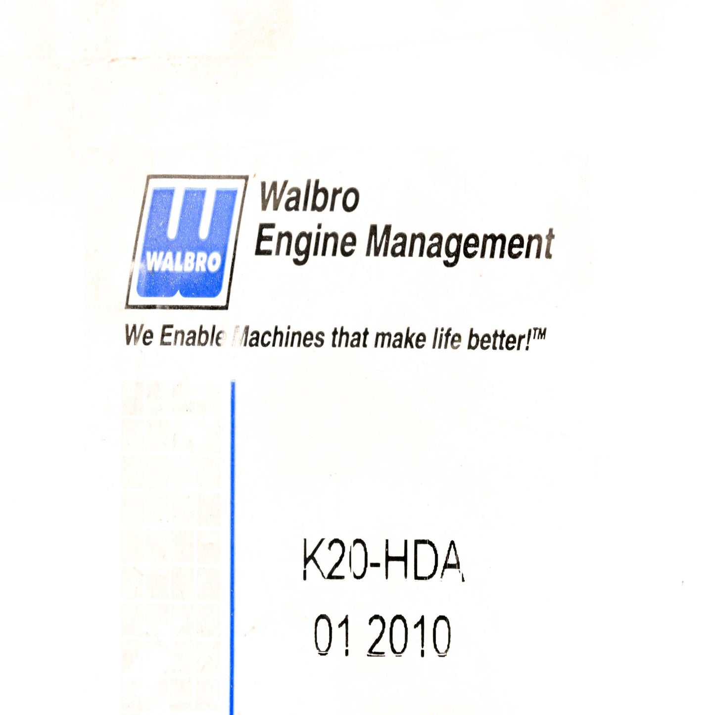 Walbro K20-HDA Carburetor Repair NOS