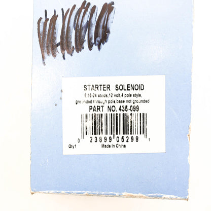 Stens 435-099, 894-1221-210-30 Trombetta Starter Solenoid NOS