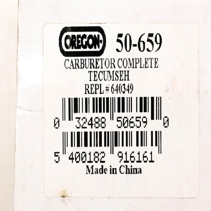 Oregon 50-659, 640349 Carburetor NOS