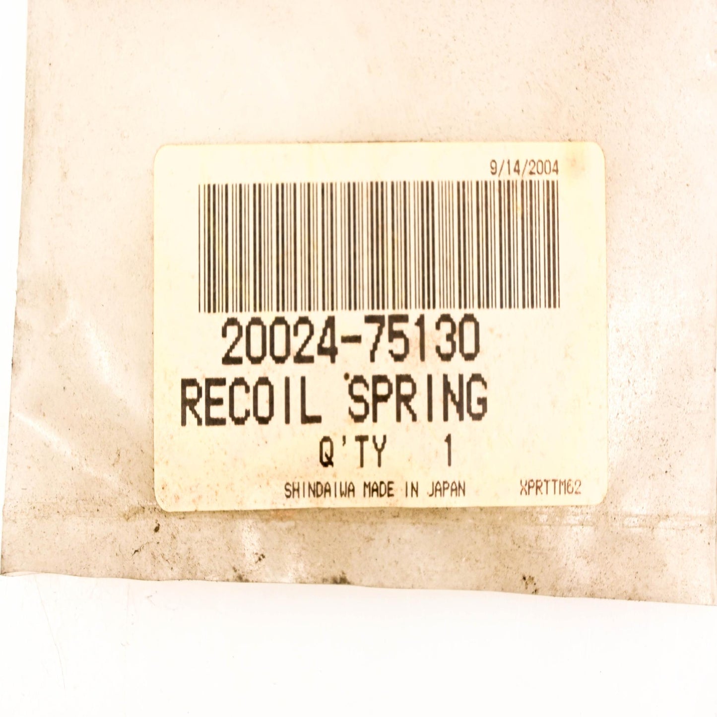 Shindaiwa 20024-75130 Starter Recoil Spring NOS