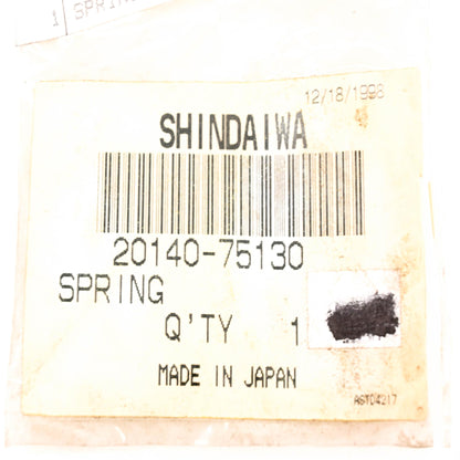 Shindaiwa 20140-75130 Starter Recoil Spring NOS