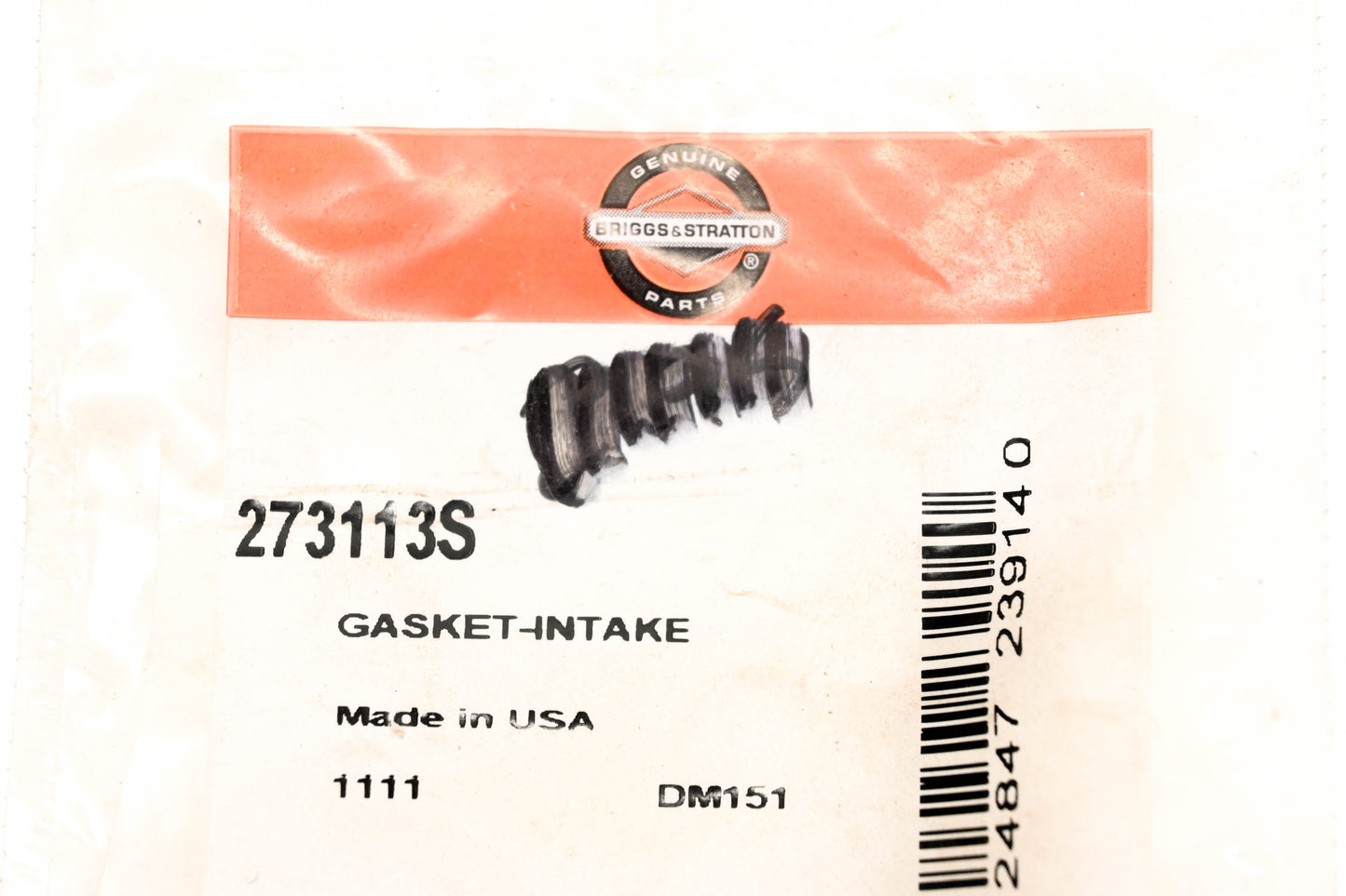 New OEM Briggs & Stratton 273113S Intake Gasket NOS