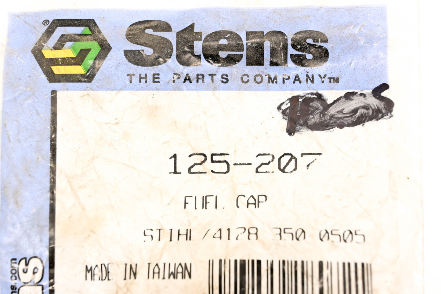 Stens 125-207, 41283500505 Fuel Tank Cap NOS