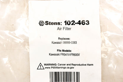 Stens 102-463, 99999-0383 Air Filter NOS