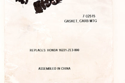 Oregon 7-02515, 16221-ZE3-800 Carburetor Gasket NOS
