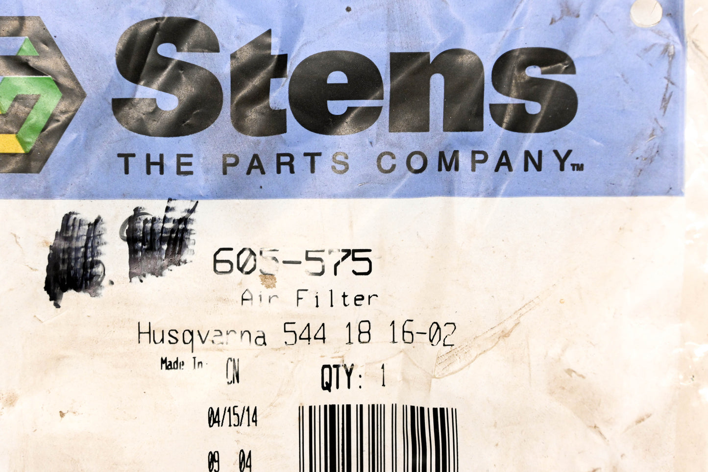Stens 605-575, 5441816-02 Air Filter NOS