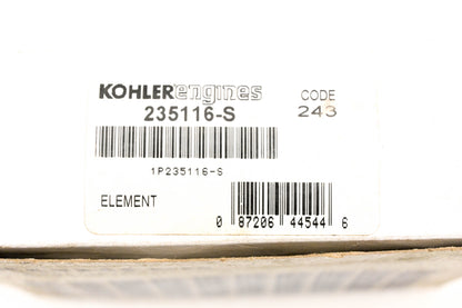 Kohler 235116-S Air Filter NOS