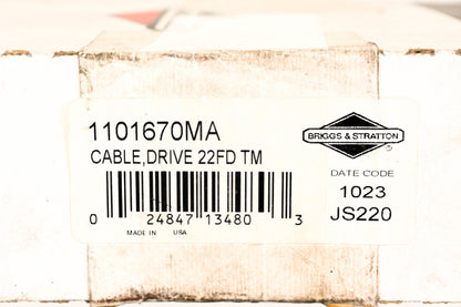 New OEM Briggs & Stratton 1101670MA Drive Cable NOS