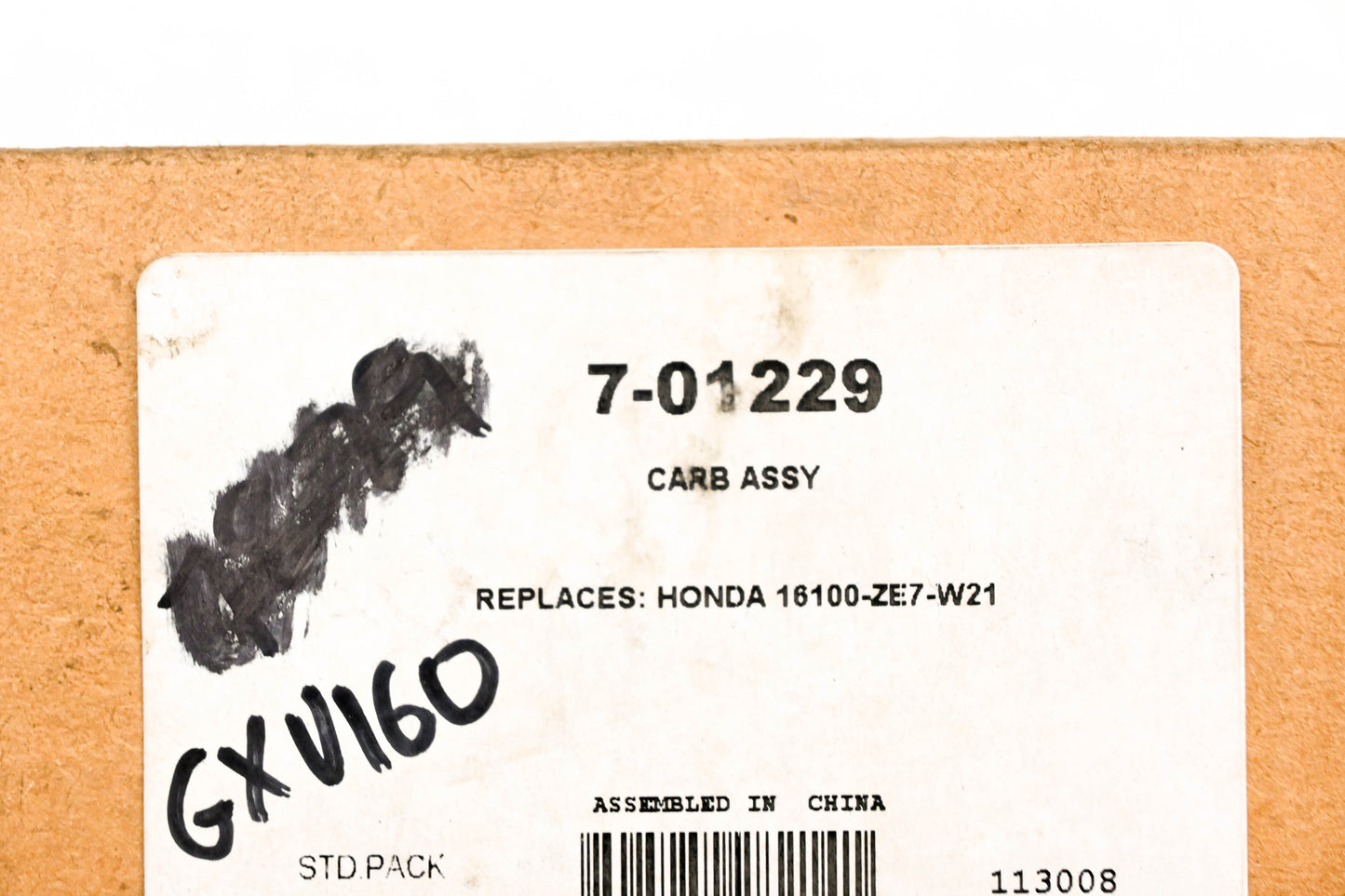 Prime Line 7-01229, 16100-ZE7-W21 Carburetor NOS