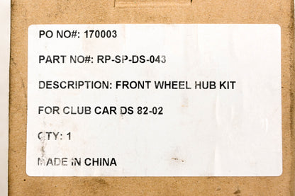 Club Car 170003 Front Wheel Hub NOS