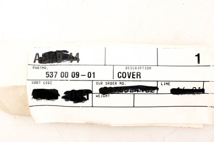 New OEM Husqvarna 537 00 09-01, 5370009-01 Orange Cover NOS