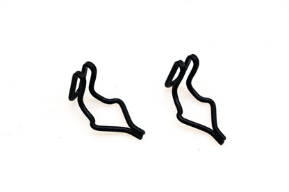 New OEM Polaris 7670085 Spring Clips Qty 2 NOS