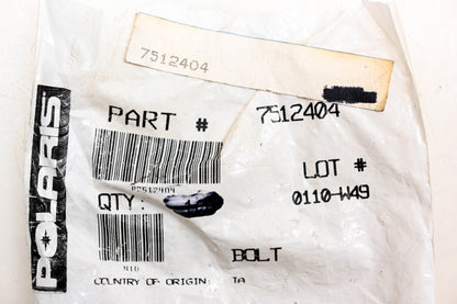 New OEM Polaris 7512404 Bolt NOS