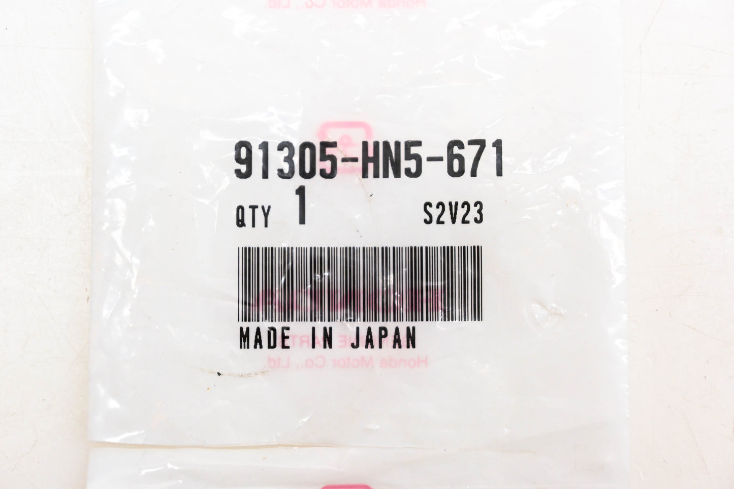 New OEM Honda 91305-HN5-671 O Ring 33.7x2.4 NOS