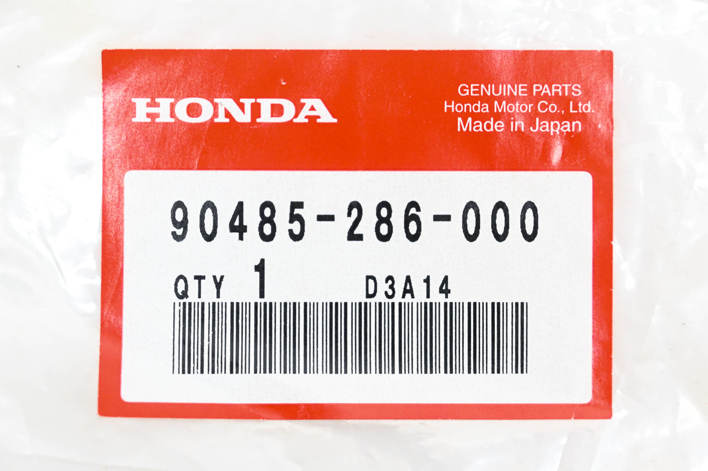 New OEM Honda 90485-286-000 Washer 6mm NOS