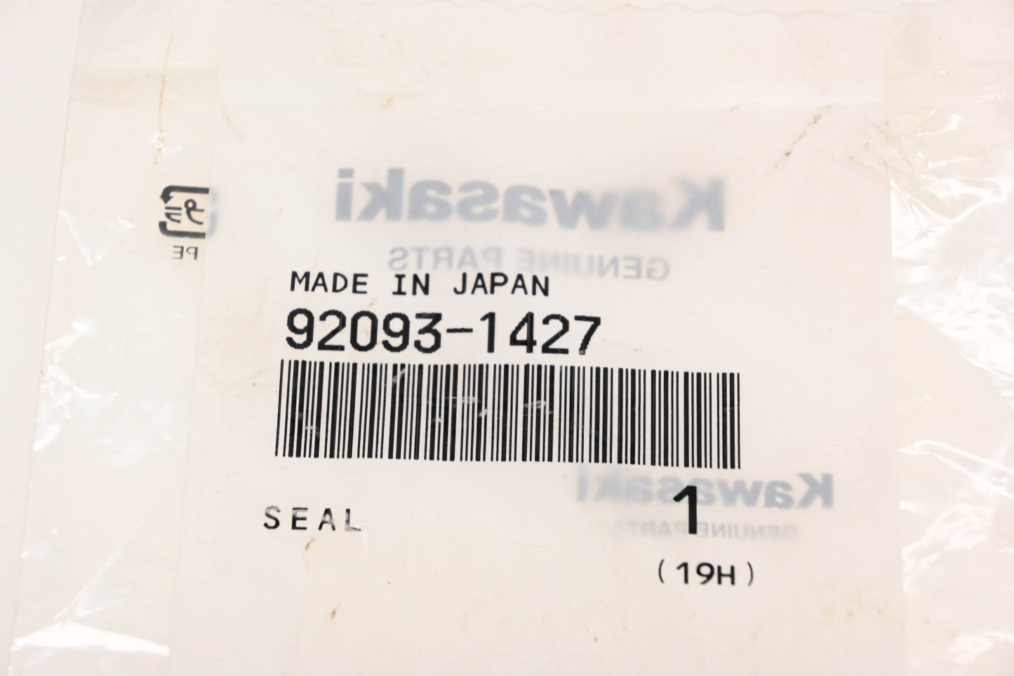 New OEM Kawasaki 92093-1427 Seal NOS