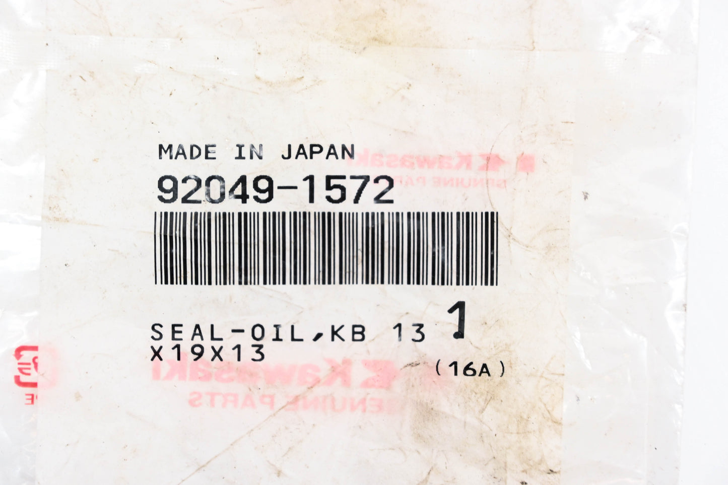 New OEM Kawasaki 92049-1572 Oil Seal NOS