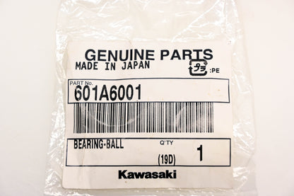 New OEM Kawasaki 601A6001 Ball Bearing NOS