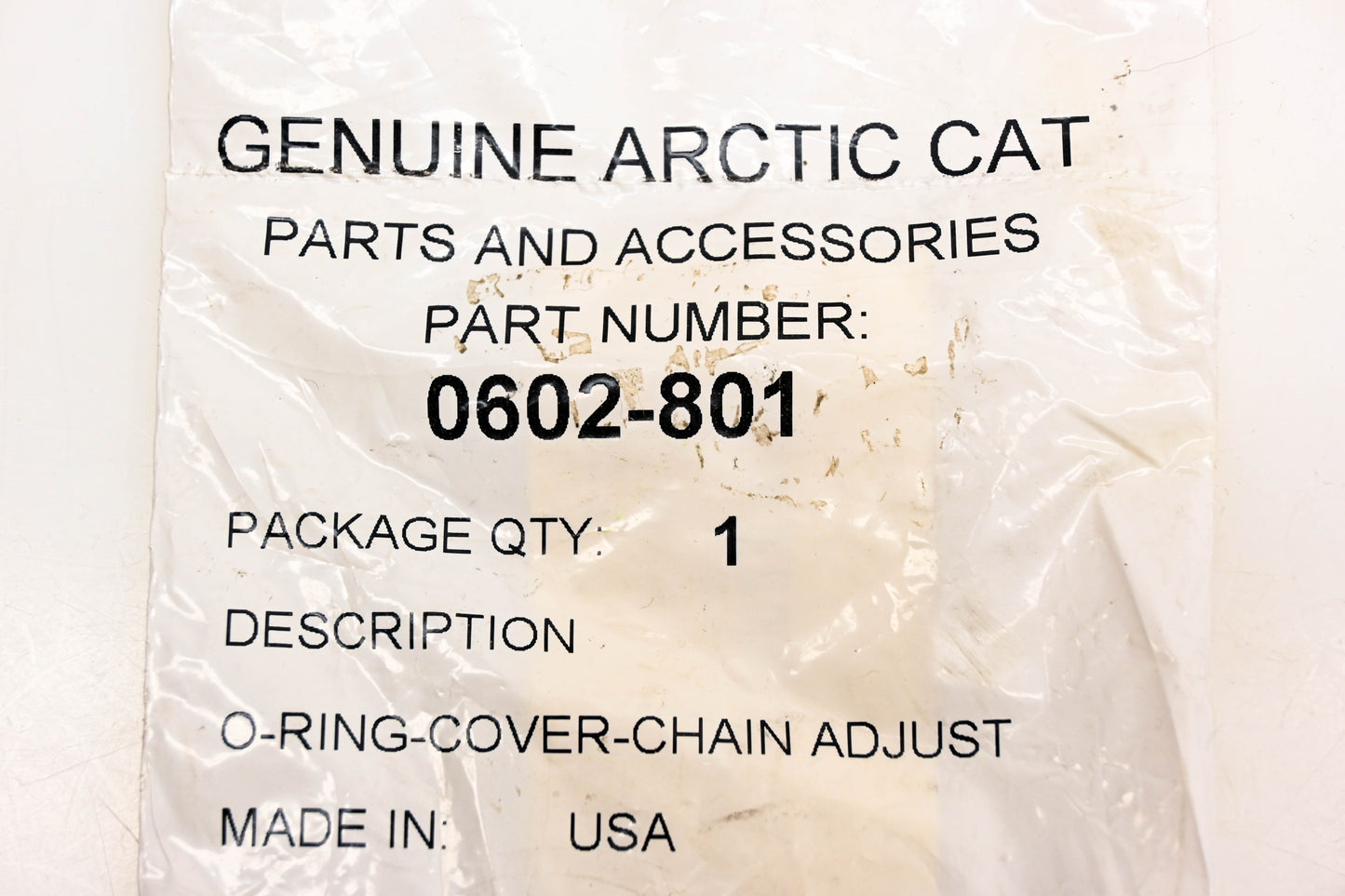 New OEM Arctic Cat 0602-801 Chain Adjuster Cover O Ring NOS