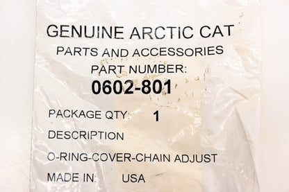 New OEM Arctic Cat 0602-801 Chain Adjuster Cover O Ring NOS