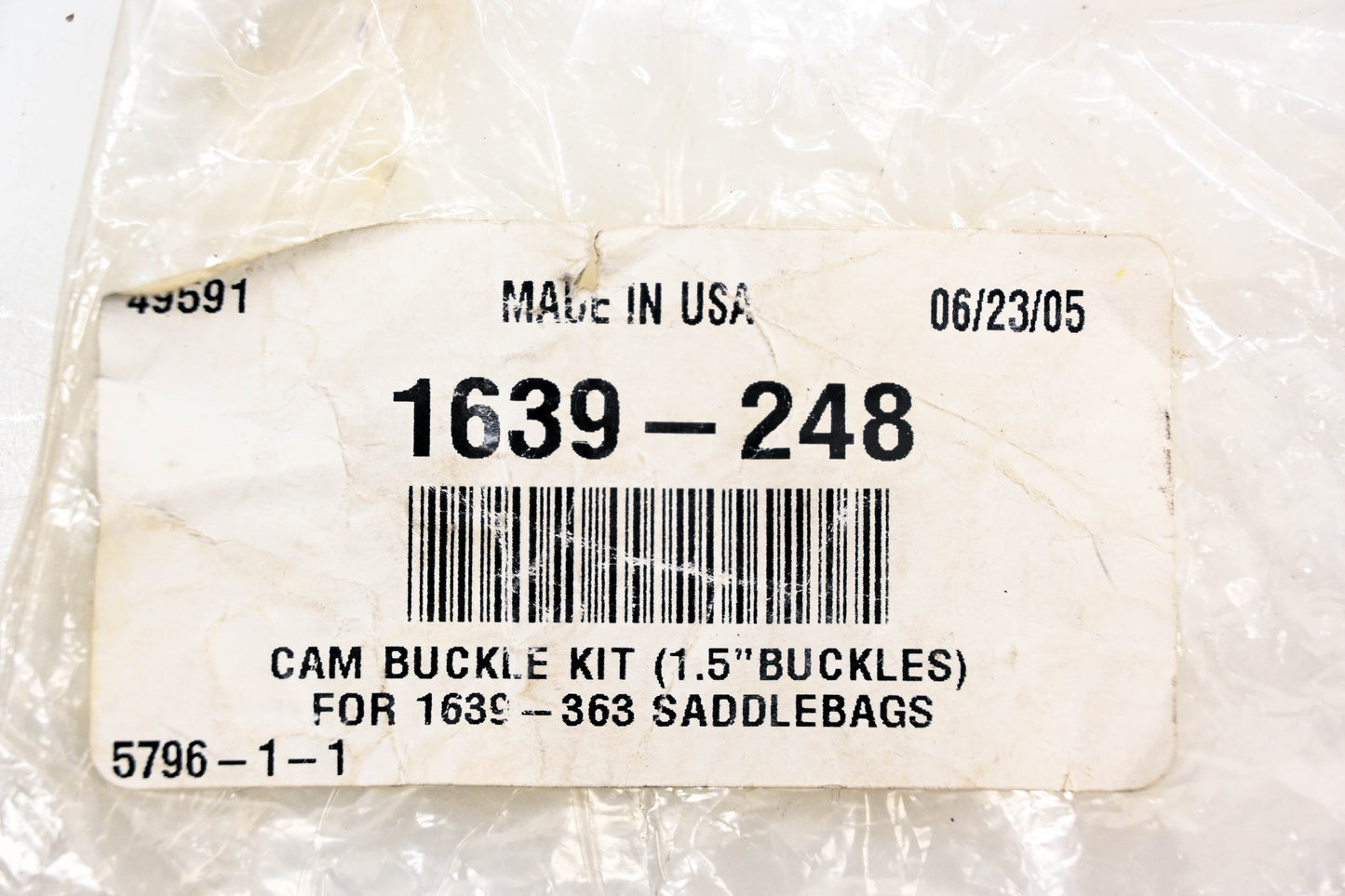 New OEM Arctic Cat 1639-248 1-1/2" Cam Buckle Kit NOS