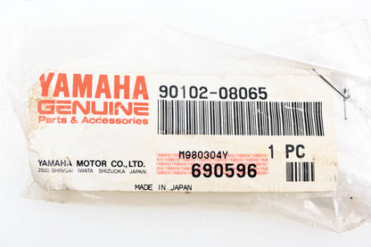 New OEM Yamaha 90102-08065-00 Bolt w/ Hole NOS