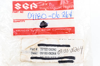 New OEM Suzuki 09180-06264 Spacers 6.5x9x10 Qty 2 NOS