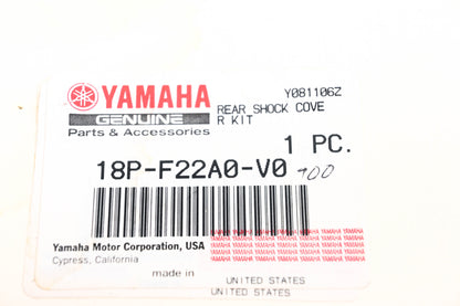 New OEM Yamaha 18P-F22A0-V0-00 Blue Rear Shock Cover NOS