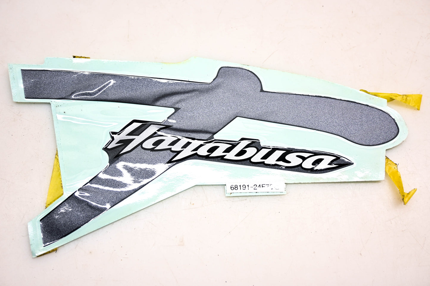 New OEM Suzuki 68191-24F70-GCM Hayabusa Under Cowling Emblem Decal Kit NOS