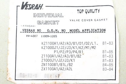Vesrah VV-4007, 11009-1205 Valve Cover Gasket NOS
