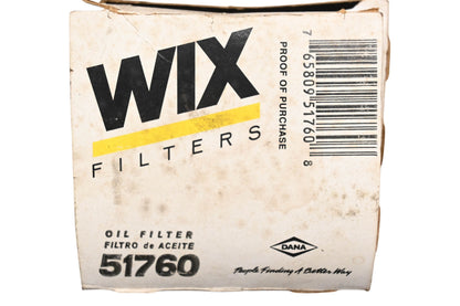 Wix 51760 Oil Filter NOS