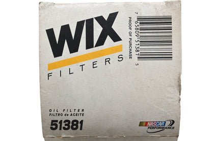 Wix 51381 Oil Filter NOS