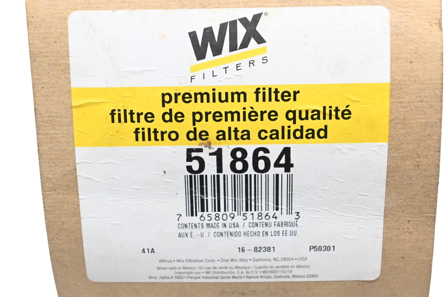 Wix 51864 Hydraulic Filter NOS