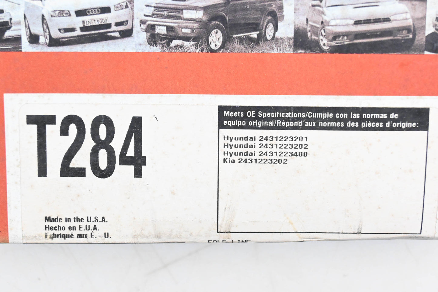 Gates T284 Timing Belt NOS