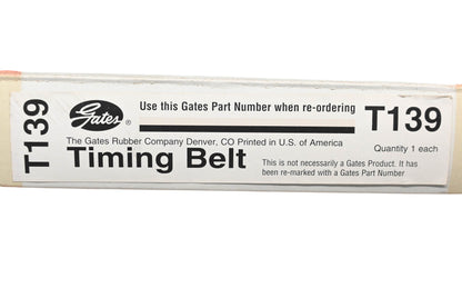 Gates T139, TB139 Timing Belt NOS