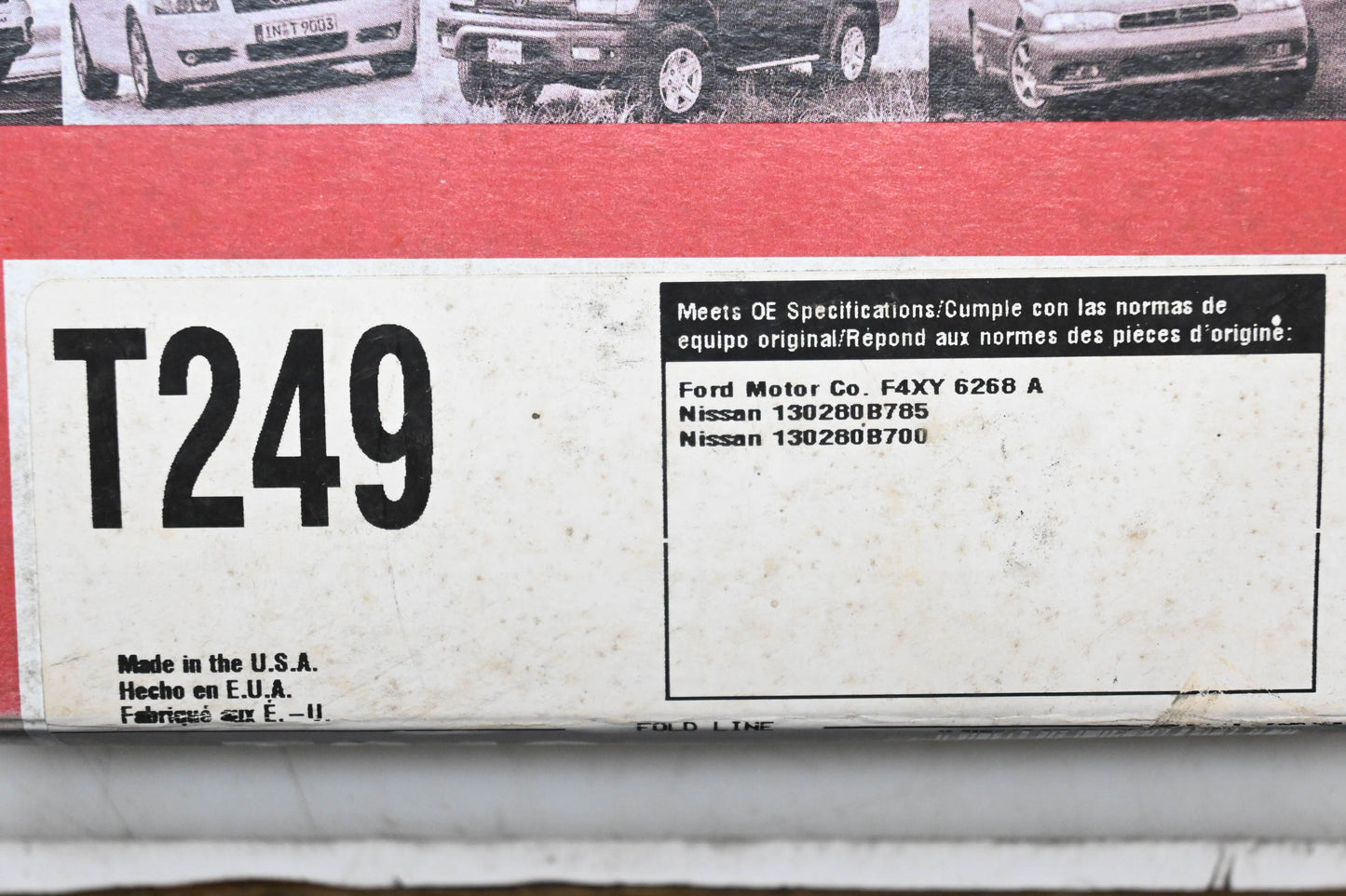 Gates T249 Timing Belt NOS