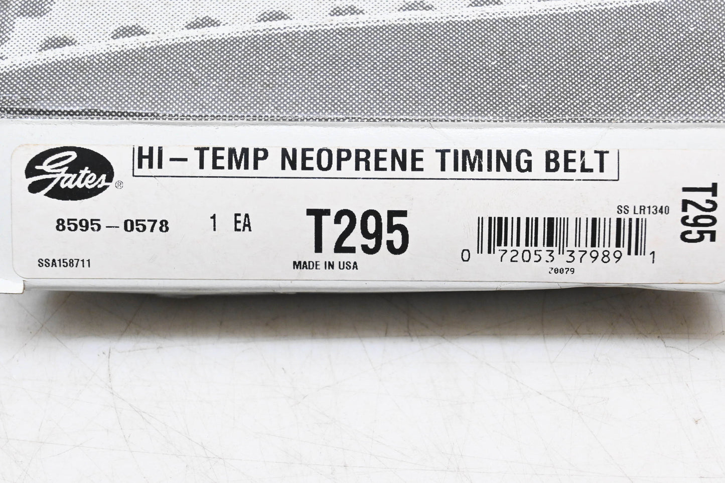 Gates T295 Timing Belt NOS