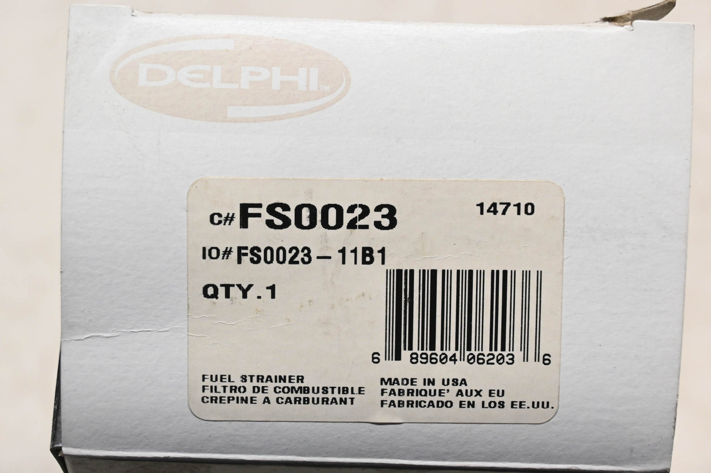 Delphi FS0023, FS0023-11B1 Fuel Pump Strainer NOS