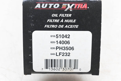 Auto Extra 618-51042, 620-14006, 630-PH3506 Oil Filter NOS