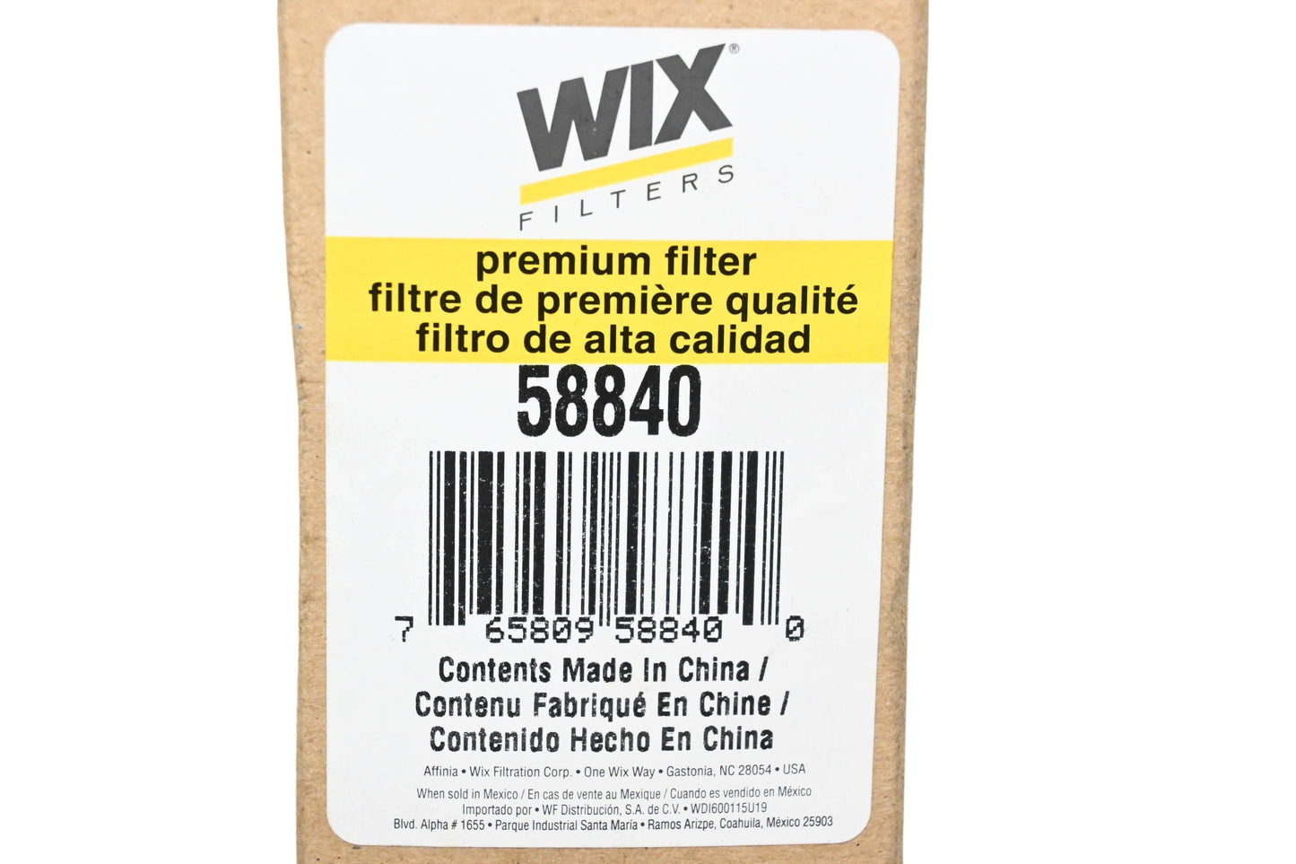 Wix 58840 Transmission Filter Kit NOS